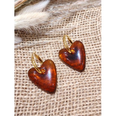 Boucles d'oreilles acier inoxydable E436