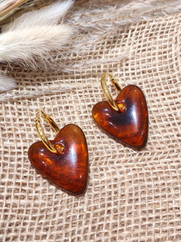 Boucles d'oreilles acier inoxydable E436