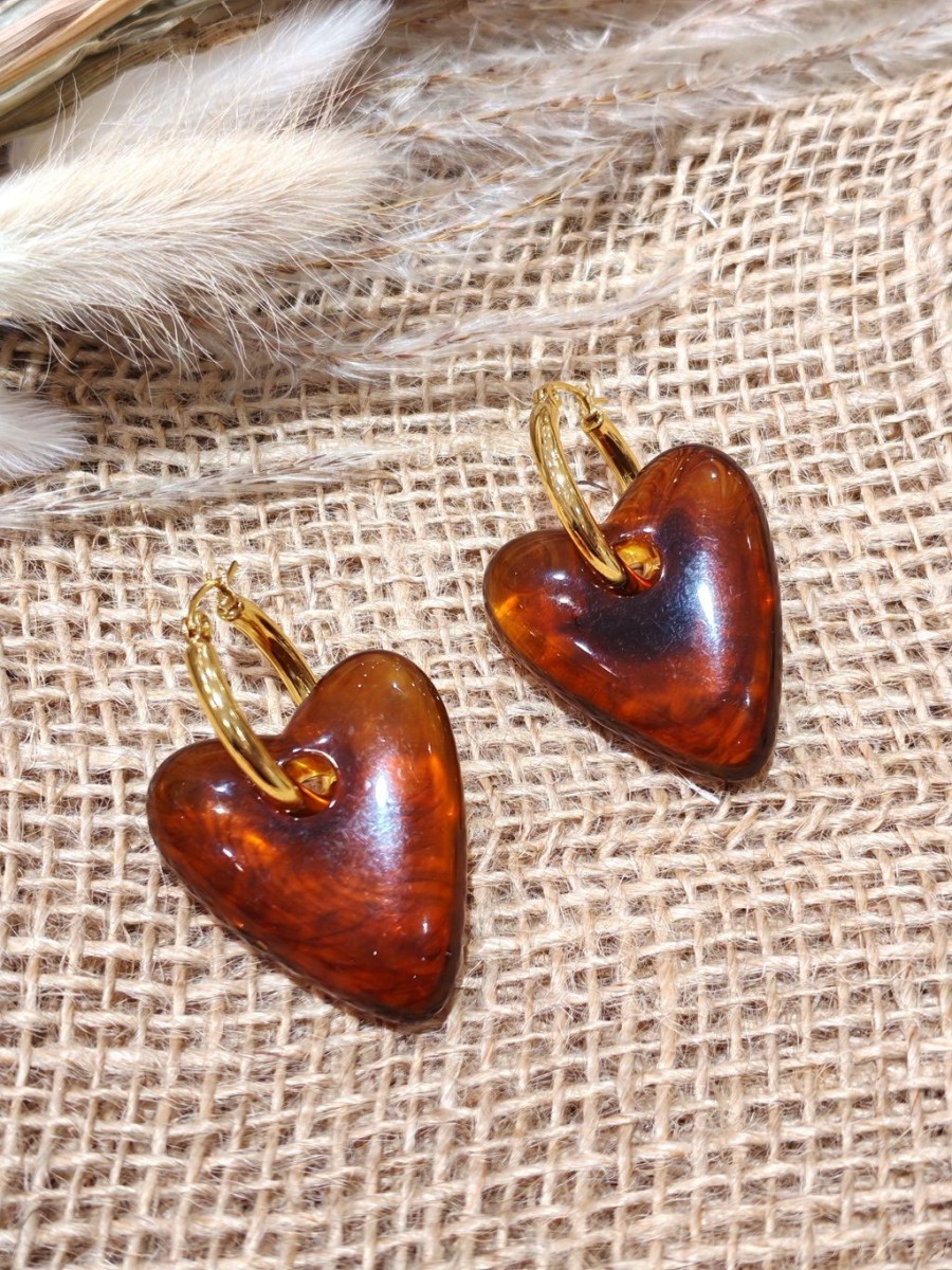 Boucles d'oreilles acier inoxydable E436