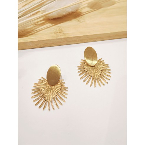 Boucles d'oreilles acier inoxydable E442