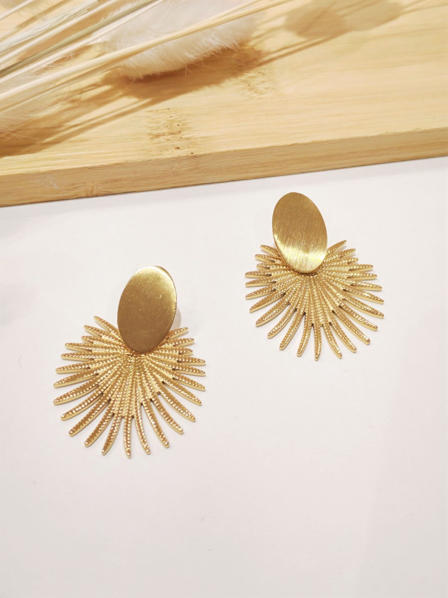 Boucles d'oreilles acier inoxydable E442