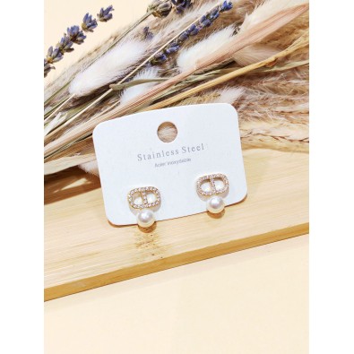 Boucles d'oreilles acier inoxydable E445