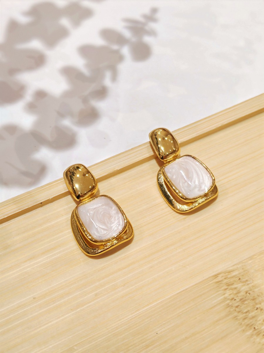 Boucles d'oreilles acier inoxydable E447