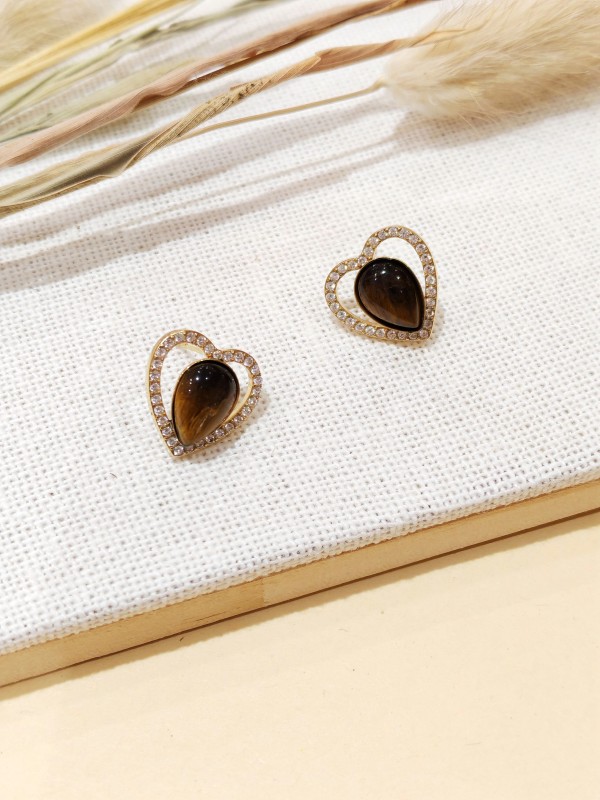 Boucles d'oreilles acier inoxydable E450