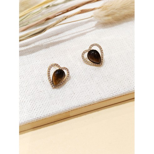 Boucles d'oreilles acier inoxydable E450