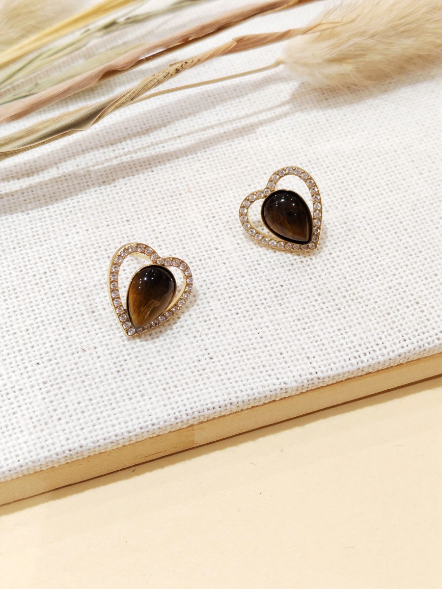 Boucles d'oreilles acier inoxydable E450