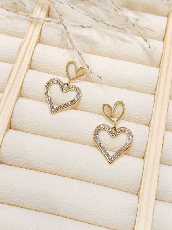 Boucles d'oreilles acier inoxydable E452