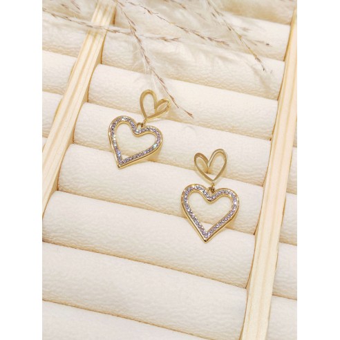 Boucles d'oreilles acier inoxydable E452