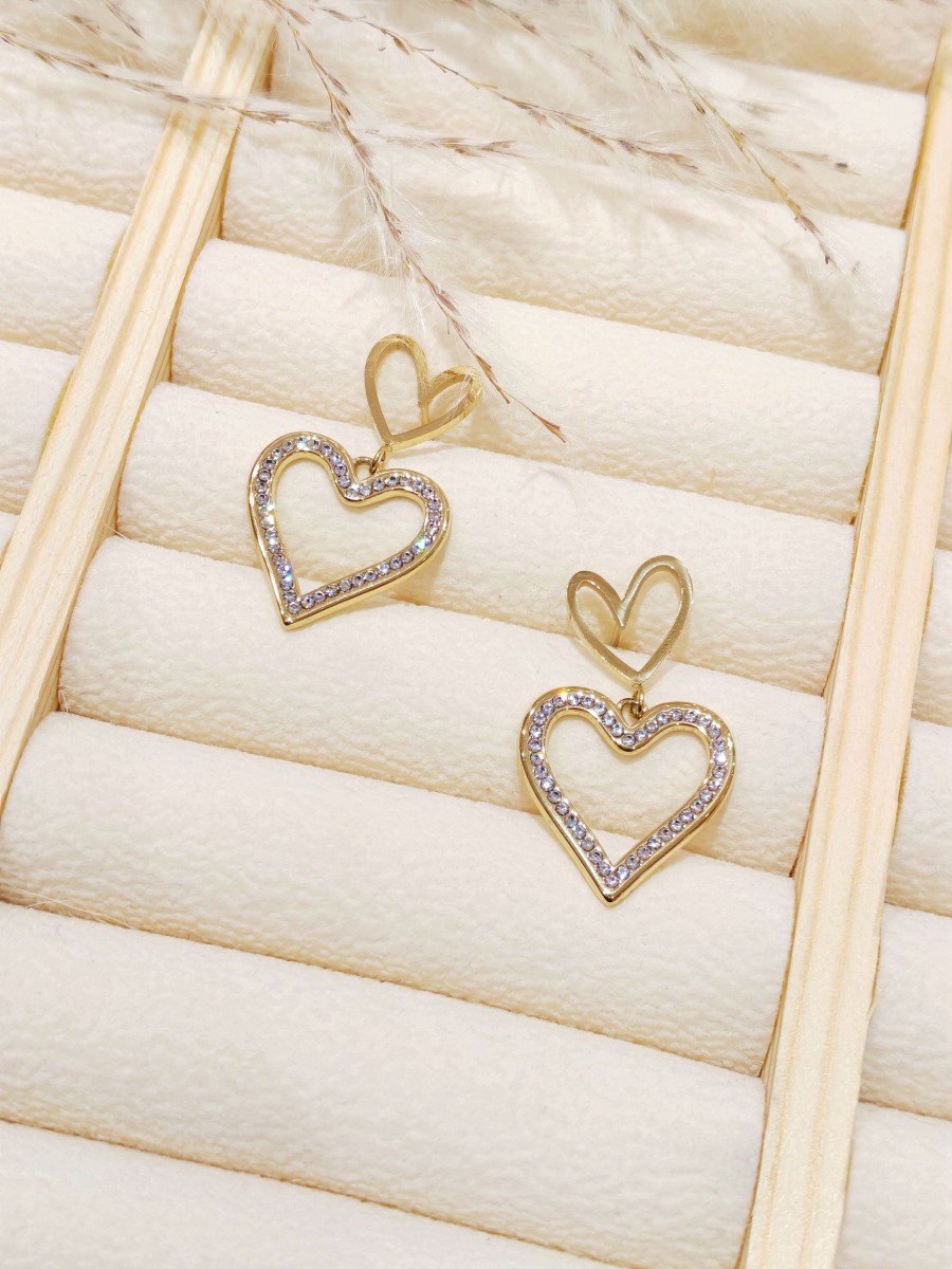 Boucles d'oreilles acier inoxydable E452
