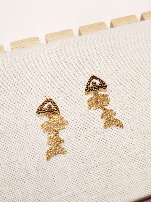 Boucles d'oreilles acier inoxydable E454