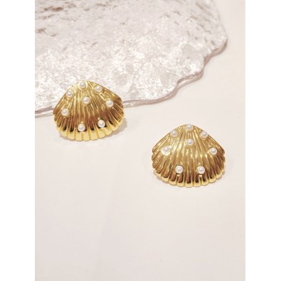 Boucles d'oreilles acier inoxydable E455