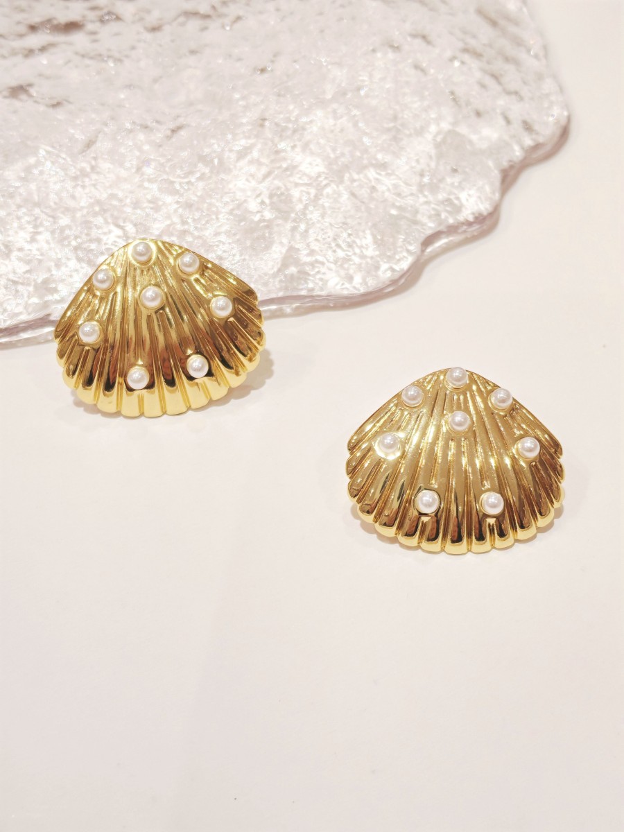 Boucles d'oreilles acier inoxydable E455