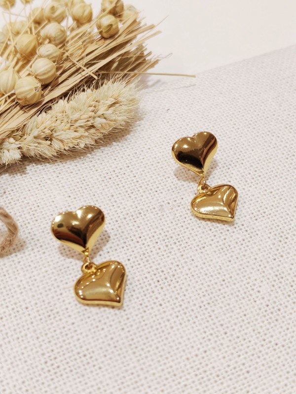 Boucles d'oreilles acier inoxydable E457