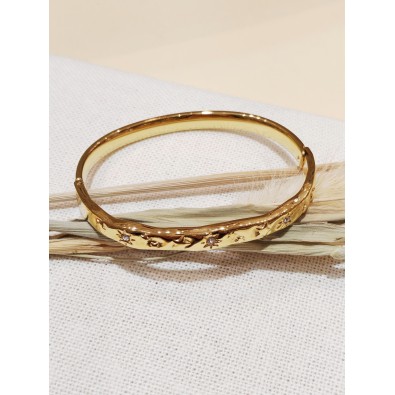 Bracelet jonc acier inoxydable J153