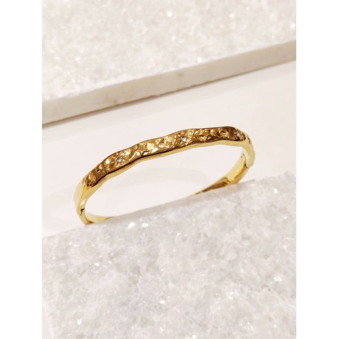 Bracelet jonc acier inoxydable J153