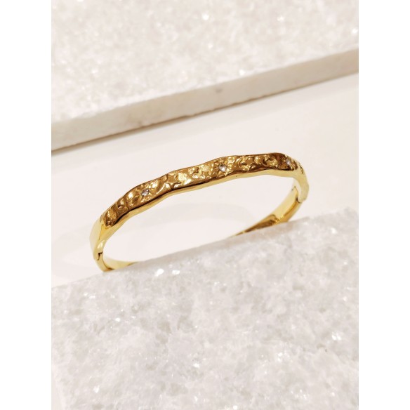 Bracelet jonc acier inoxydable J153