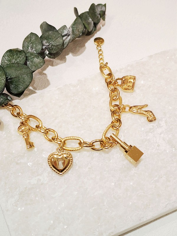 Bracelet en acier inoxydable B196