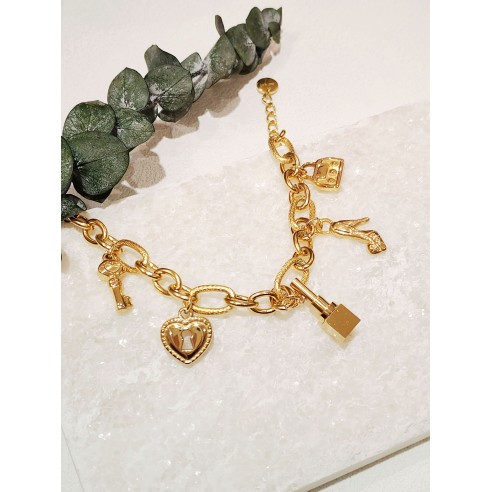 Bracelet en acier inoxydable B196