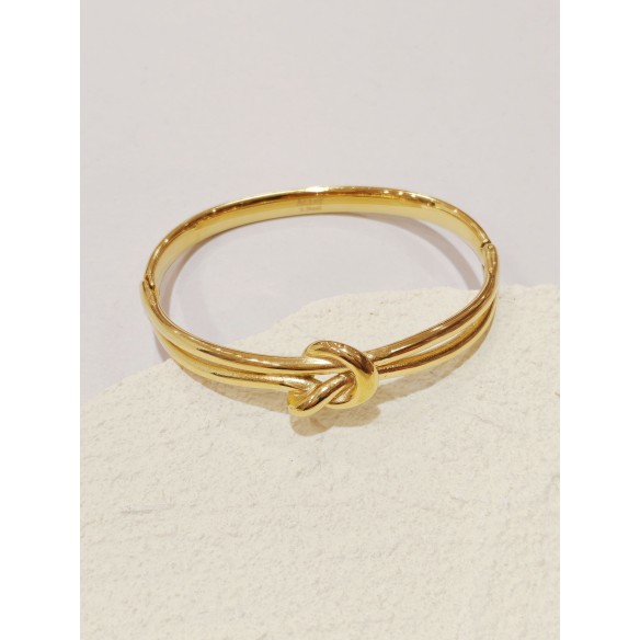 Bracelet jonc acier inoxydable J157