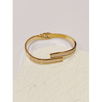 Bracelet jonc acier inoxydable J160