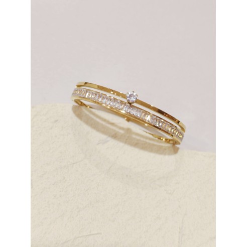 Bracelet jonc acier inoxydable J161