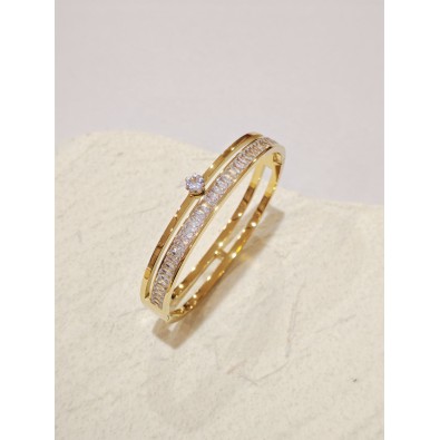 Bracelet jonc acier inoxydable J161 2