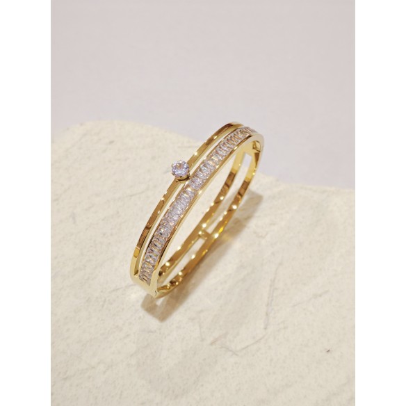 Bracelet jonc acier inoxydable J161