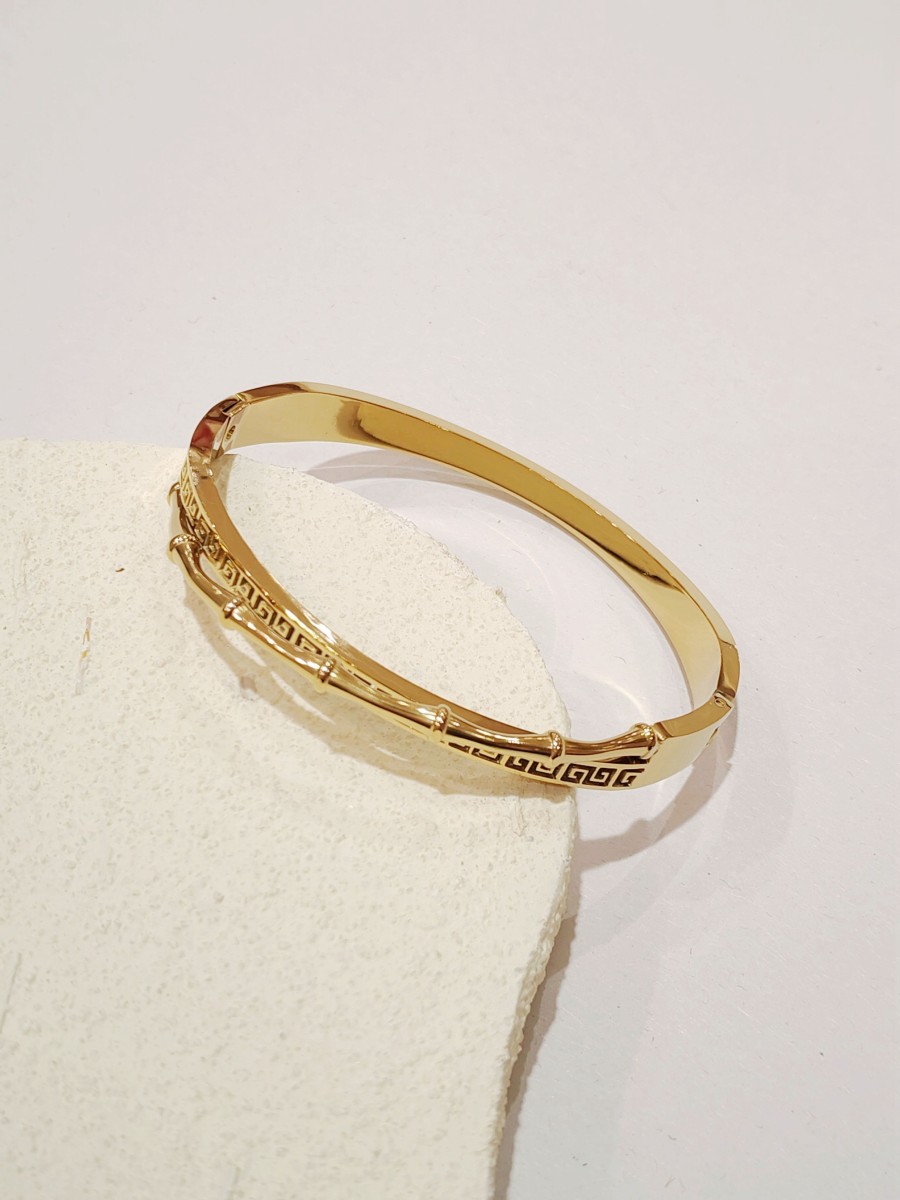 Bracelet jonc acier inoxydable J164
