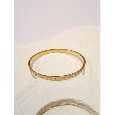 Bracelet jonc acier inoxydable J165