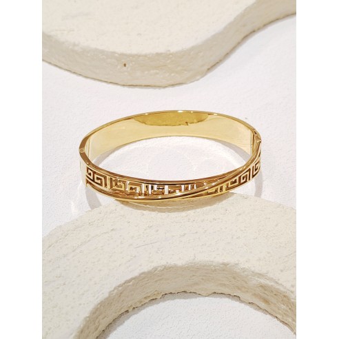 Bracelet jonc acier inoxydable J166