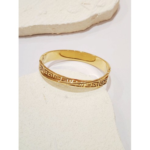 Bracelet jonc acier inoxydable J166