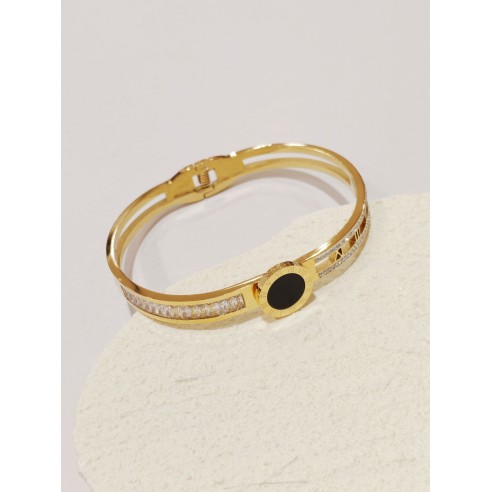 Bracelet jonc acier inoxydable J167