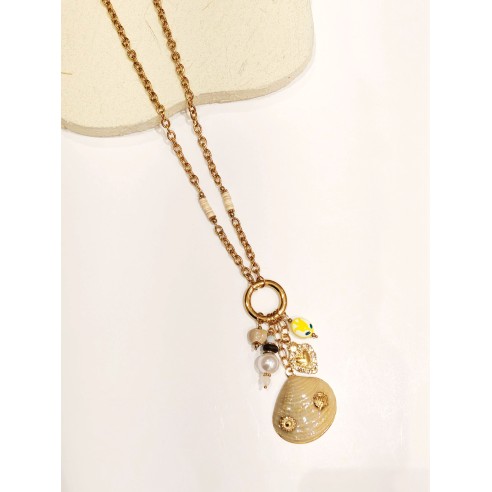 Sautoir en acier inoxydable N309