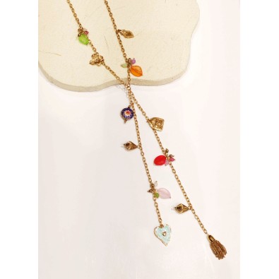 Sautoir en acier inoxydable N332