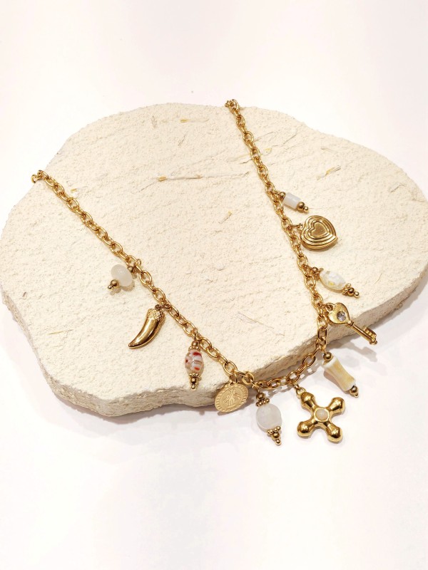 Collier en acier inoxydable N334 2
