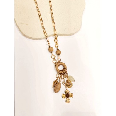 Sautoir en acier inoxydable N337