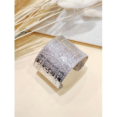 Bracelet jonc acier inoxydable J172 2