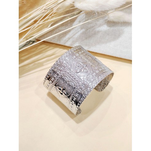 Bracelet jonc acier inoxydable J172