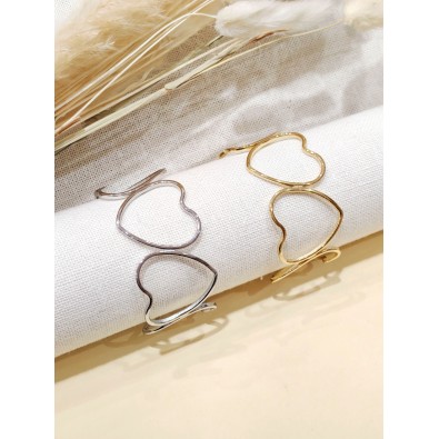 Bracelet jonc acier inoxydable J173