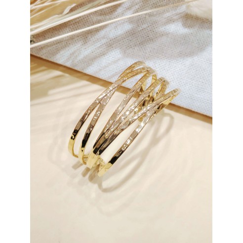 Bracelet jonc acier inoxydable J174