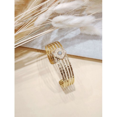 Bracelet jonc acier inoxydable J175