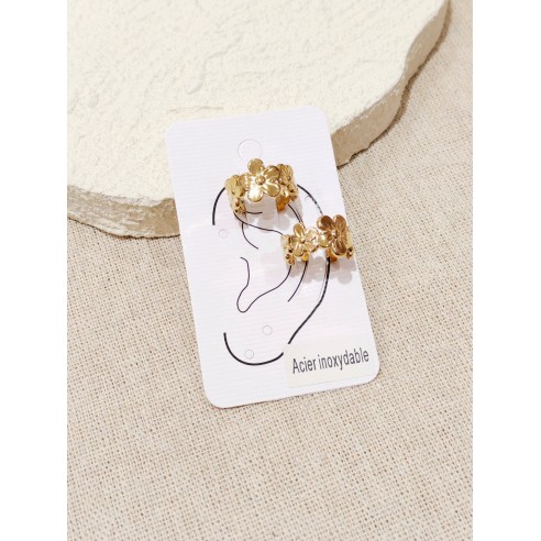 Boucles d'oreilles en acier inoxydable E471