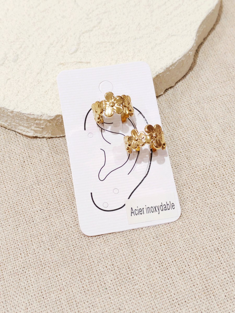Boucles d'oreilles en acier inoxydable E471