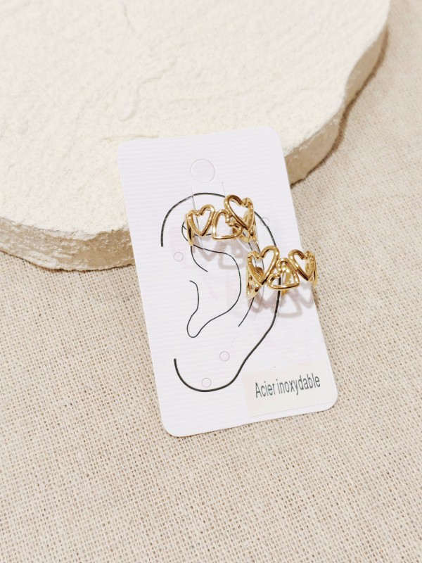 Boucles d'oreilles en acier inoxydable E472