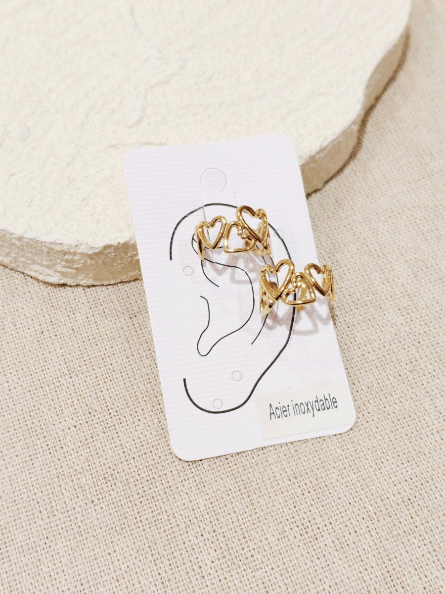 Boucles d'oreilles en acier inoxydable E472