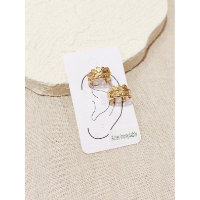 Boucles d'oreilles en acier inoxydable E473