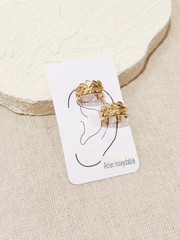 Boucles d'oreilles en acier inoxydable E473