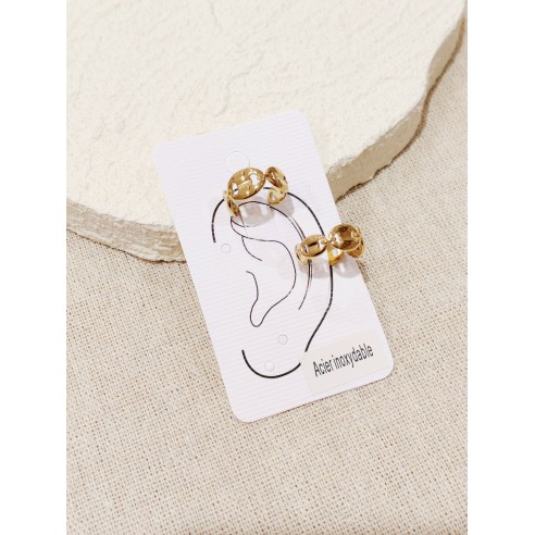 Boucles d'oreilles en acier inoxydable E474