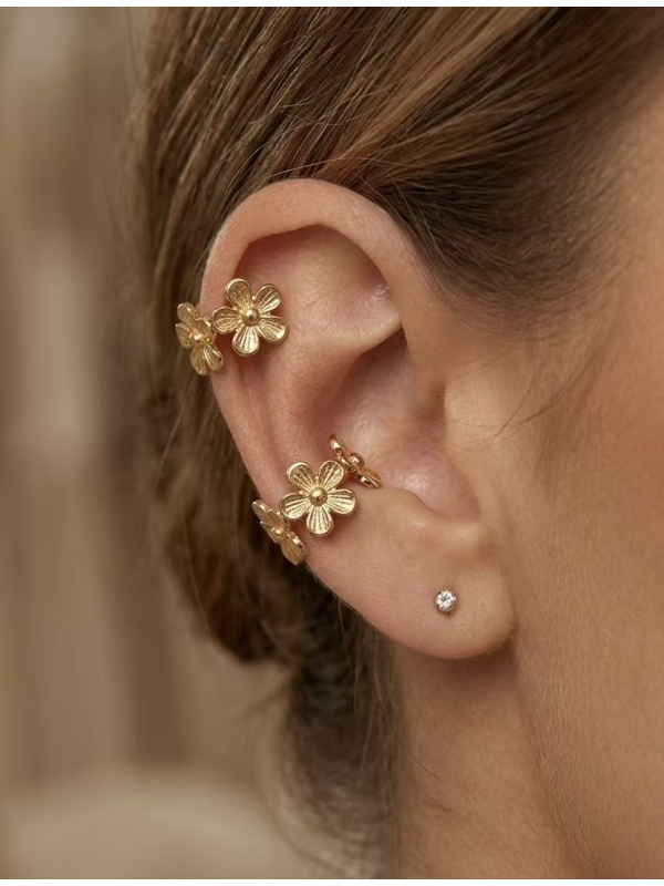 Boucles d'oreilles en acier inoxydable E471 2