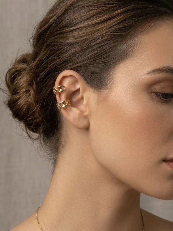 Boucles d'oreilles en acier inoxydable E474 2